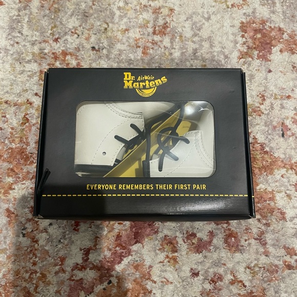 Dr. Martens Other - NEW IN BOX‼️ Doc Martens 1460 Crib White Baby Boots